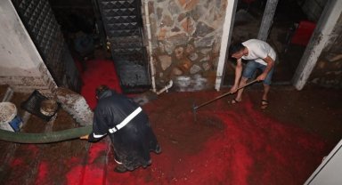 Manisa Demirci'de doğal afet sonrası seferberlik