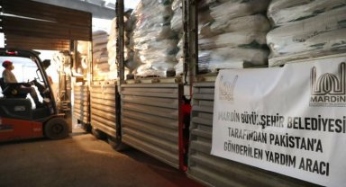 Mardin'den Pakistan'a yardım eli