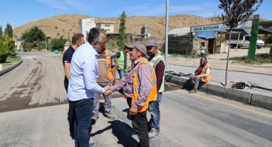 Mehmet Savran çalışmaları denetliyor