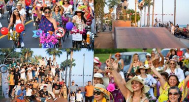 Mersin sokaklarında şenlik var