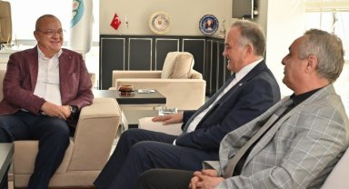 MHP Grup Başkanvekili Akçay'dan Başkan Ergün'e ziyaret