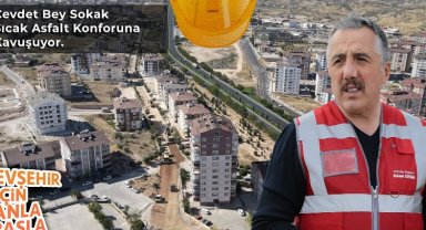 Nevşehir Belediyesi'nin üst yapı çalışması sürüyor