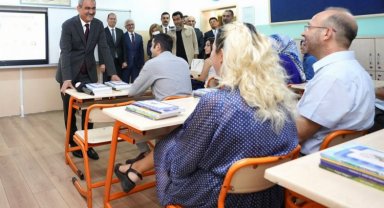 Okula uyum veliler ile başladı