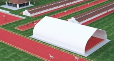 Rahvan at pisti inşa çalışmaları başladı