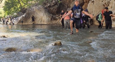 Sason Handere Kanyonu'nda ilk yürüyüş