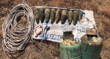 Tunceli Hozat'ta terör örgütüne ait toprağa gömülü malzeme ele geçirildi