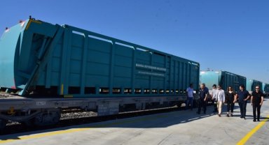 Türkiye'de ilk... Manisa'da evsel atıkları taşıyacak tren deneme seferinde