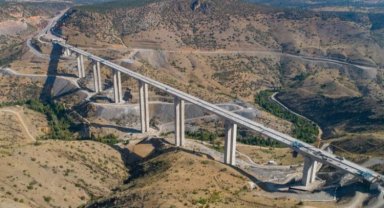 Türkiye'nin en yüksek ayaklı viyadüğü olacak