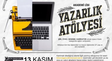 Akademi Lise Yazarlık Atölyesi'nde yeni dönem kayıtları başlıyor