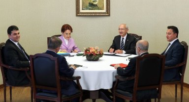 Altılı masada ikinci tur başladı... "Ortak adayımız 13. Cumhurbaşkanı olacak"