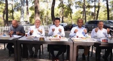 Antalya Kumluca'da din görevlileri kahvaltıda buluştu