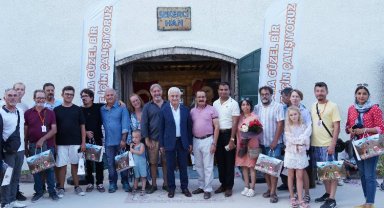 Antalya'da 3. Uluslararası Finike Suluboya Festivali sergisi