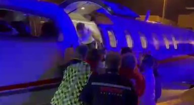 Bartın'dan havalanan uçak ambulans İstanbul'a ulaştı