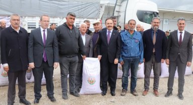 Bilecik'te üretici çiftçiye 247 ton tohum