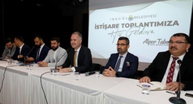 Bursa İnegöl'de Başkan Taban'dan muhtarlarla istişare