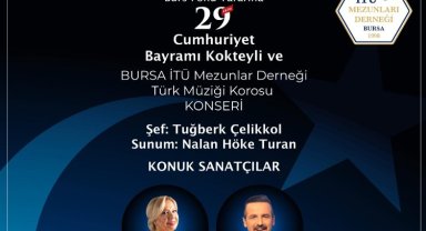 Bursa İTÜ Mezunları'ndan burs yararına 29 Ekim konseri