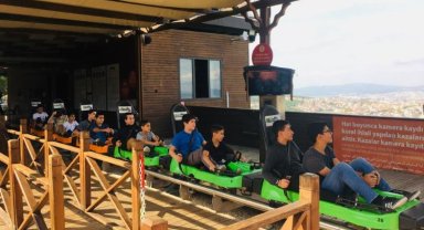 Bursa Mudanya'da hafız öğrencilerin Extrem Park keyfi