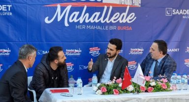 Bursa Nilüfer'de 'Saadet' Çalı sakinlerini dinledi