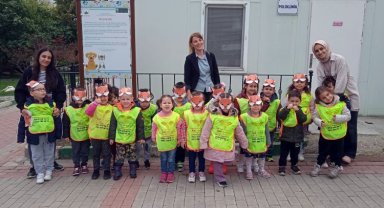 Bursa Osmangazi'de minik öğrencilerden can dostlarına ziyaret