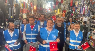 Bursa'da 'mavi yelekliler'den sıra dışı çalışmalar