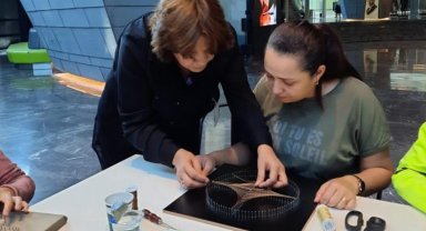 Bursa'da OSMEK ip sanatını tanıttı