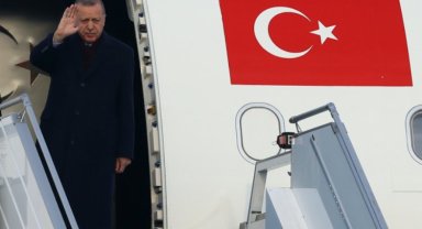 Cumhurbaşkanı Erdoğan Azerbaycan'a gitti