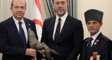 İstanbul Silivri heyetinden KKTC Cumhurbaşkanı Tatar'a ziyaret