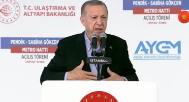 İstanbul'a yeni metro hattı açıldı... Cumhurbaşkanı Erdoğan'dan İBB ve CHP'ye ağır eleştiri