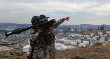 İzmir Aliağa'da 'hava savunma tatbikatı' yapıldı