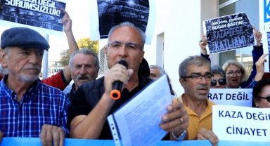 İzmir Güzelbahçe'den Bartın protestosu