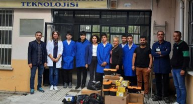 İzmit'teki okullarda geri dönüşüm farkındalığı