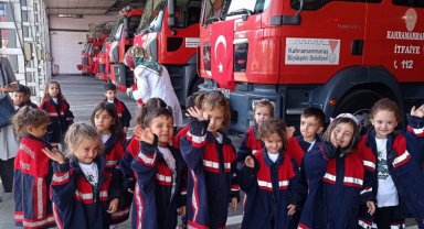 Kahramanmaraşlı minikler görev başında