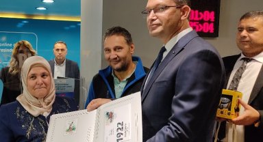 Kahramanmaraş'ta 182. müşteriye PTT'den sürpriz