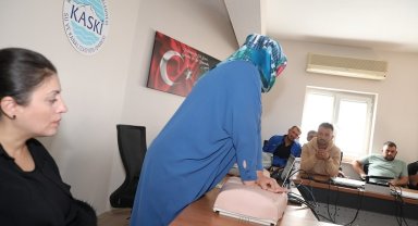 KASKİ personeline ilk yardım eğitimi