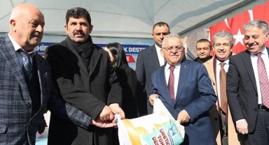 Kayseri Büyükşehir'den tarıma destek