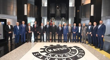Kayseri'de Oda başkanlarına başkanlardan ziyaret