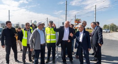 Kayseri'de tramvay hattına 120 bin fidan