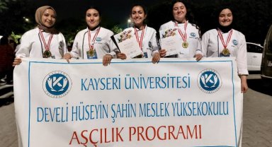 KAYÜ'nün 'altın' aşçılık öğrencileri