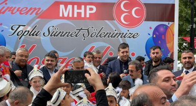 "Kirvem MHP" sünnet şöleni Kayseri Develi'de yapıldı