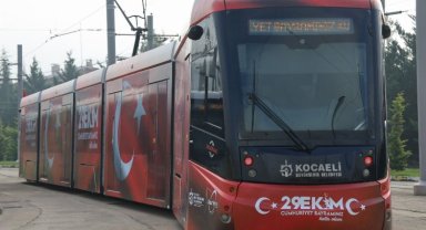 Kocaeli'de UlaşımPark'tan Cumhuriyet tramvayı