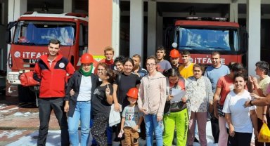 Kocaeli'nde Büyükşehir İtfaiyesi'ne 'özel' ziyaret