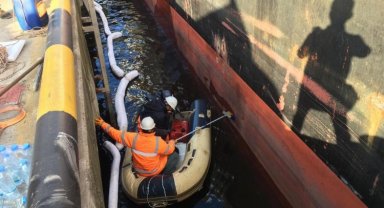 Körfez'i kirleten gemiye 5 milyon 122 bin 793 lira ceza