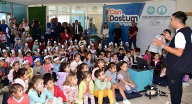 Manisa'da çocuklaradoğa ve hayvan sevgisi aşılandı