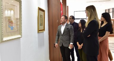 Manisa'da tezhip ve minyatür sergisi ilgi gördü