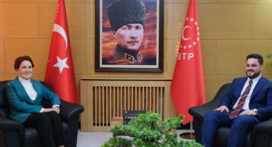 Meral Akşener, BTP Genel Merkezi'nde