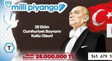 Milli Piyango'dan 29 Ekim ikramiyesi