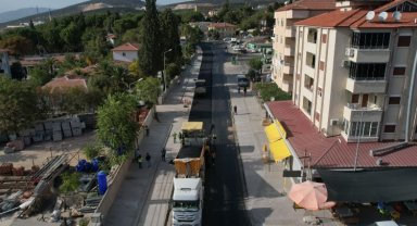 Muğla'da Yatağan Mehmet Özcan Caddesi asfaltlandı