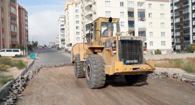 Nevşehir Cevher Dudayev'de asfalt çalışması