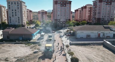 Nevşehir Mehmet Akif Ersoy'da sıcak asfalt çalışması