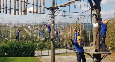Sakarya'da Macera Park'ta AFAD eğitimi